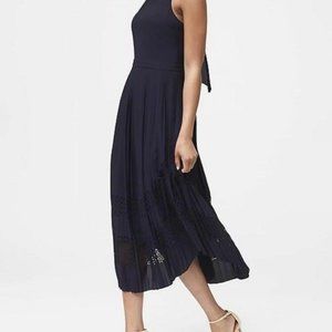 Banana Republic Navy Midi Dress
